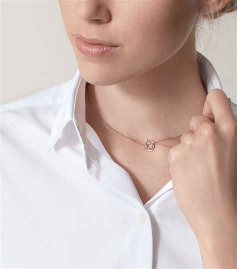 cartier trinity necklace review|cartier trinity necklace price.